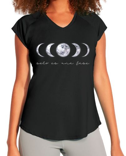 Camiseta Mujer Deportiva Camiseta Deportiva Mujer Fases Lunares, Solo Es Una Fase laTostadora - latostadora.com - Modalova