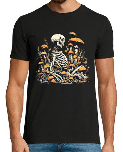 Camiseta botánica seta esqueleto jardín - latostadora.com - Modalova