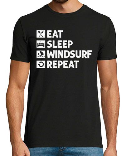 Camiseta windsurf comer dormir repetir gracioso - latostadora.com - Modalova