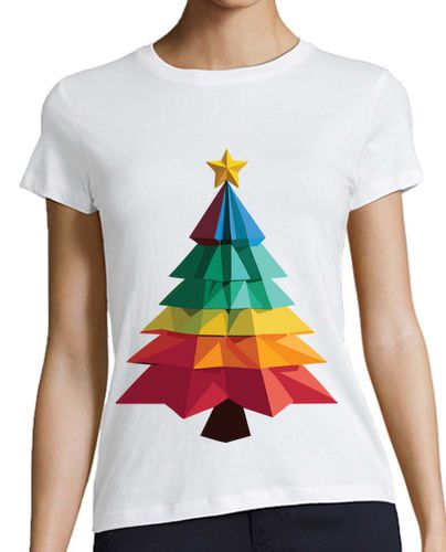 Camiseta mujer árbol navidad - feliz navidad - latostadora.com - Modalova