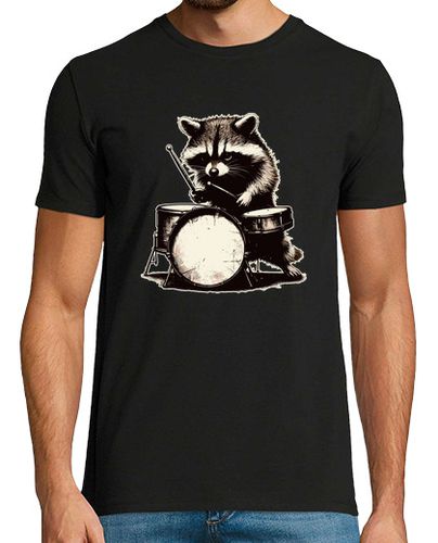 Camiseta baterista mapache - latostadora.com - Modalova