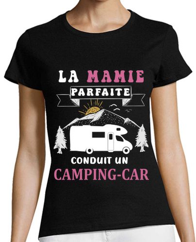 Camiseta Mujer Manga Corta granny camper - granny camper gran día de la madre laTostadora - latostadora.com - Modalova