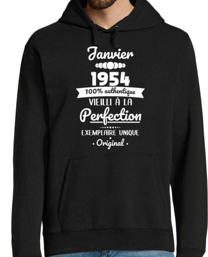 Sudadera Con Capucha Para Hombre cumpleaños 70 años enero de 1954 laTostadora - latostadora.com - Modalova