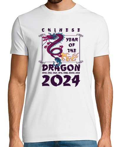 Camiseta año chino del dragón 2024 zodíaco chino de víspera de año nuevo - latostadora.com - Modalova