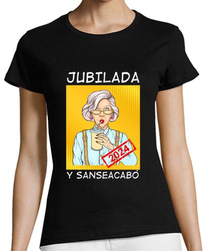 Camiseta mujer Celebrar la fiesta de jubilación - latostadora.com - Modalova
