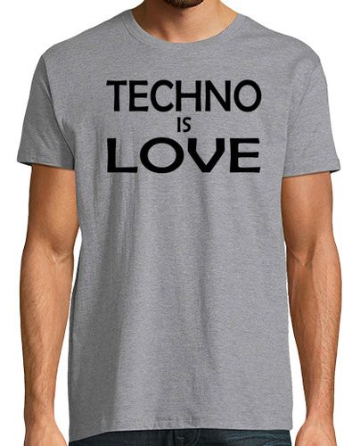 Camiseta Hombre Manga Corta TECHNO IS LOVE laTostadora - latostadora.com - Modalova