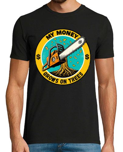 Camiseta retro mi dinero crece en los árboles laTostadora - latostadora.com - Modalova