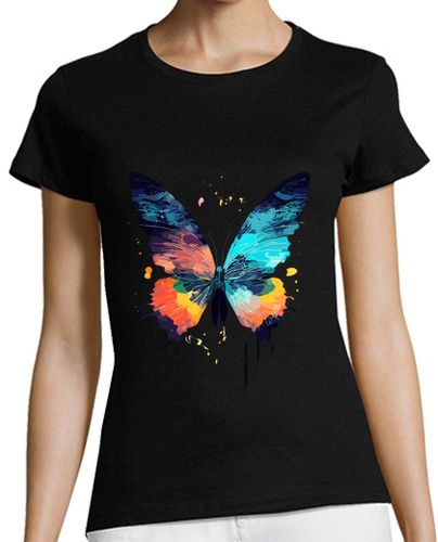 Camiseta mujer mariposa salvaje naturaleza animal colo - latostadora.com - Modalova