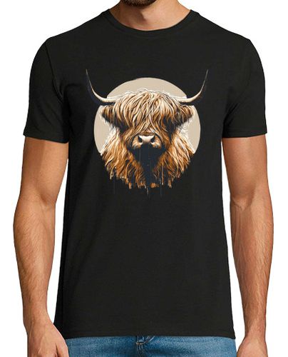 Camiseta divertida vaca de las tierras altas esc - latostadora.com - Modalova