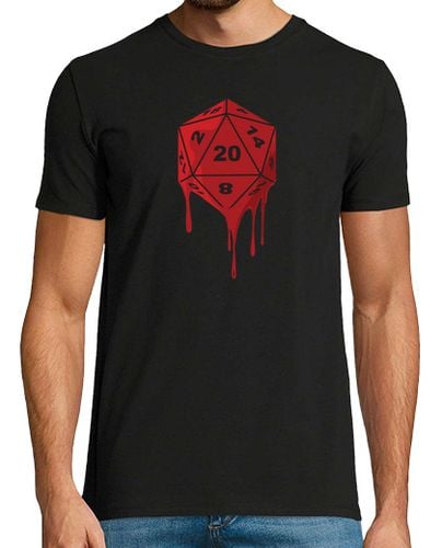 Camiseta Hombre Manga Corta dado jugador rpg d20 juego de rol laTostadora - latostadora.com - Modalova