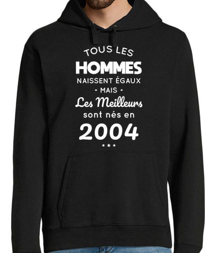 Sudadera Con Capucha Para Hombre 20 años los mejores nacieron en 2004 laTostadora - latostadora.com - Modalova