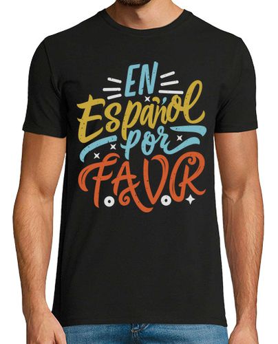 Camiseta en español por favor profesora de españ - latostadora.com - Modalova