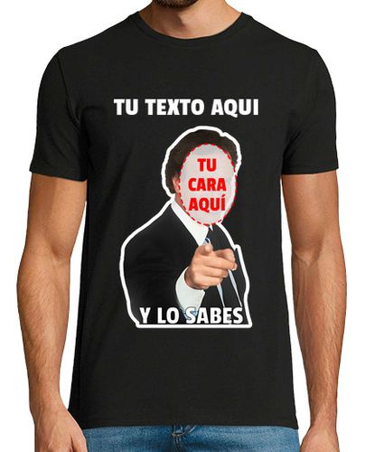 Camiseta Hombre Manga Corta Meme con tu cara laTostadora - latostadora.com - Modalova