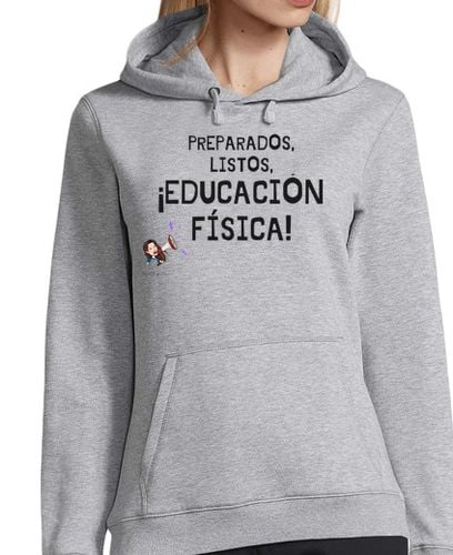 Sudadera Con Capucha Para Mujer Sudadera Preparados, listos, EF - ProfEFuriosa laTostadora - latostadora.com - Modalova