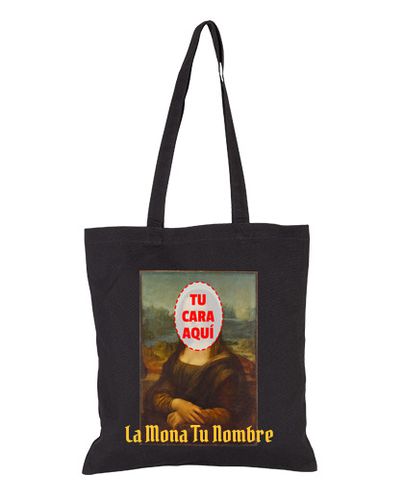 Bolsa Mona Lisa con tu cara - latostadora.com - Modalova