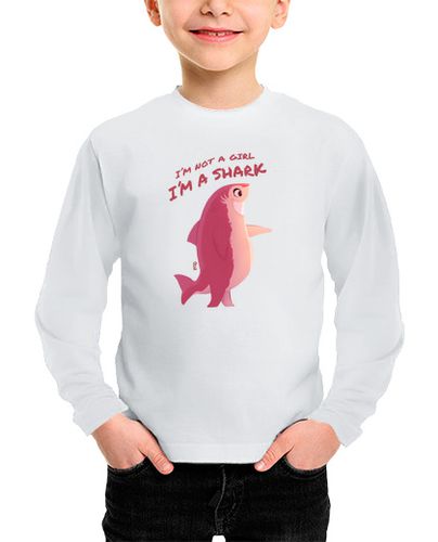 Camiseta niños camiseta manga larga infantil nimona shark - latostadora.com - Modalova