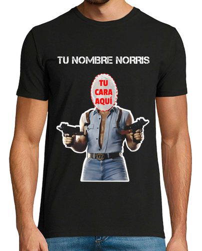 Camiseta Chuck Norris con tu cara - latostadora.com - Modalova