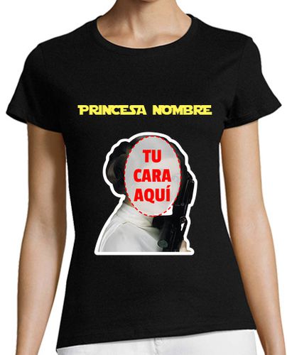 Camiseta mujer Leia con tu cara - latostadora.com - Modalova