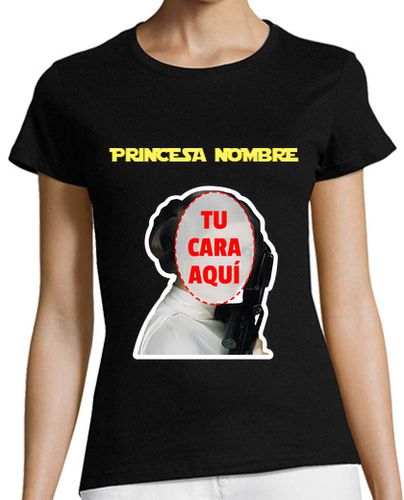 Camiseta Mujer Manga Corta Leia con tu cara laTostadora - latostadora.com - Modalova