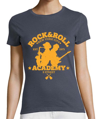 Camiseta mujer Rock & Roll Academy - latostadora.com - Modalova