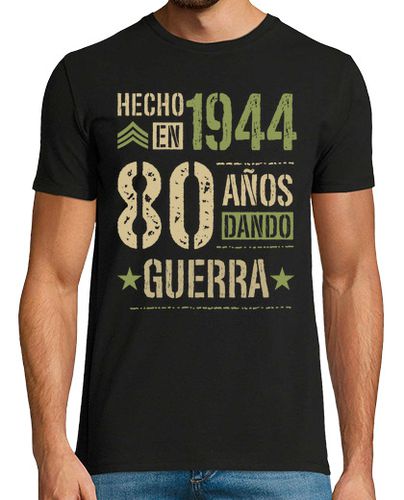 Camiseta Hecho en 1944 80 Años Dando Guerra 80 Cumpleaños Nacidos en 1944 - latostadora.com - Modalova