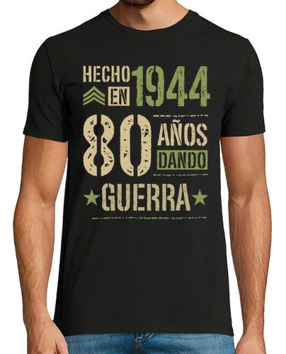 Camiseta Hecho en 1944 80 Años Dando Guerra 80 Cumpleaños Nacidos en 1944 laTostadora - latostadora.com - Modalova