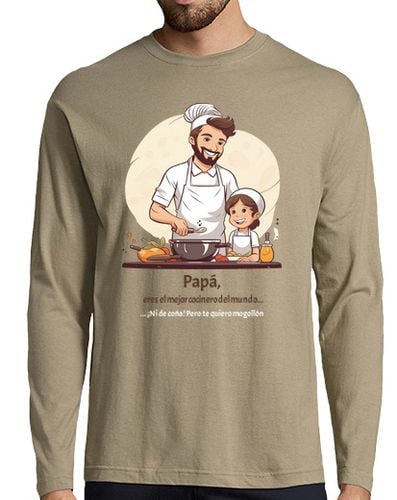 Camiseta Papá, el mejor cocinero. Hija. laTostadora - latostadora.com - Modalova