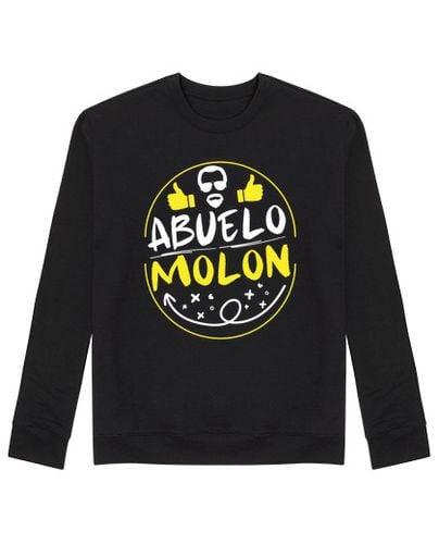 Sudadera Sin Capucha Unisex Abuelo Molón Para Abuelos laTostadora - latostadora.com - Modalova