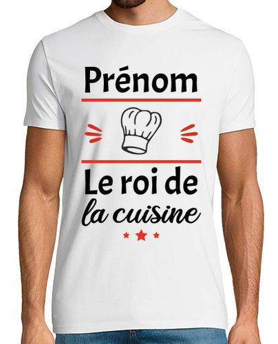 Camiseta Hombre Manga Corta el rey de la cocina cocinero chef laTostadora - latostadora.com - Modalova