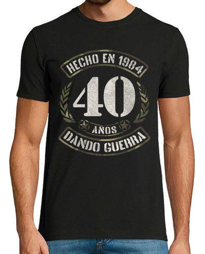 Camiseta Hecho En 1984 40 Años Dando Guerra Regalo 40 Cumpleaños Estilo Militar - latostadora.com - Modalova