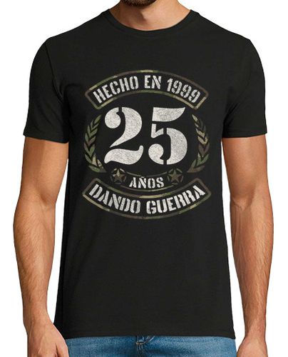 Camiseta Hecho En 1999 25 Años Dando Guerra Regalo 25 Cumpleaños Estilo Militar laTostadora - latostadora.com - Modalova