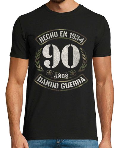 Camiseta Hecho En 1934 90 Años Dando Guerra Regalo 90 Cumpleaños Estilo Militar - latostadora.com - Modalova