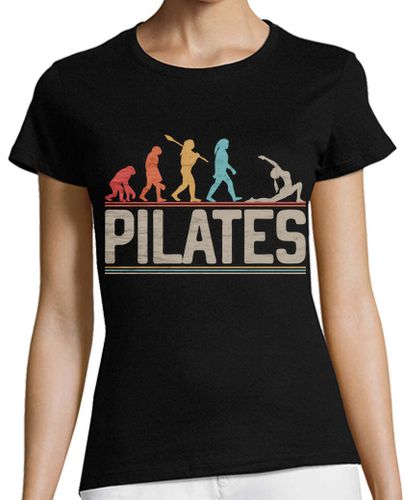 Camiseta Mujer Manga Corta pilates evolución yoga gimnasio laTostadora - latostadora.com - Modalova