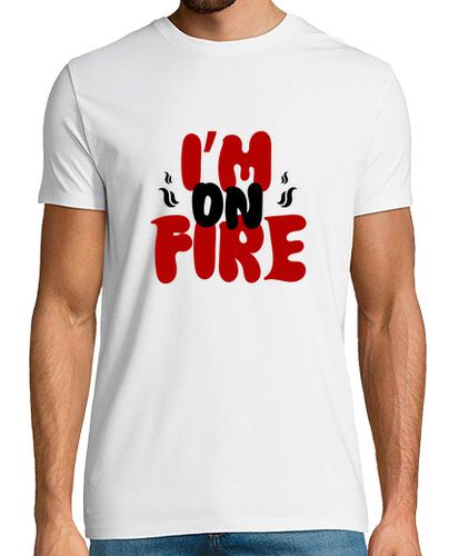 Camiseta Hombre Manga Corta Im on fire, camiseta clásica hombre laTostadora - latostadora.com - Modalova