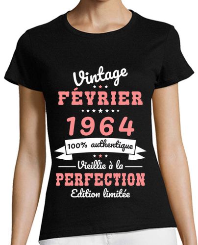 Camiseta mujer Idea de regalo vintage de febrero de 19 - latostadora.com - Modalova