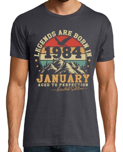 Camiseta Hombre Manga Corta Enero de 1984 40 aniversario laTostadora - latostadora.com - Modalova