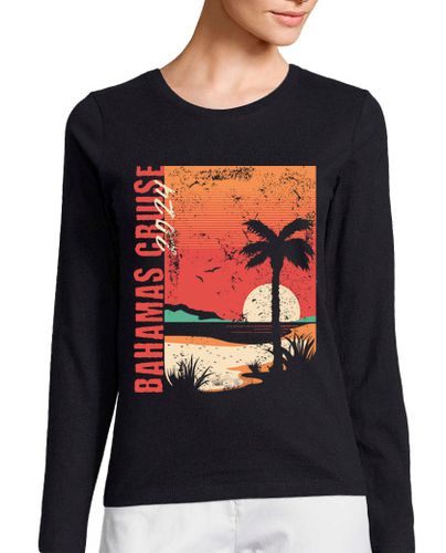 Camiseta mujer Crucero por las Bahamas 2024 Vacaciones laTostadora - latostadora.com - Modalova