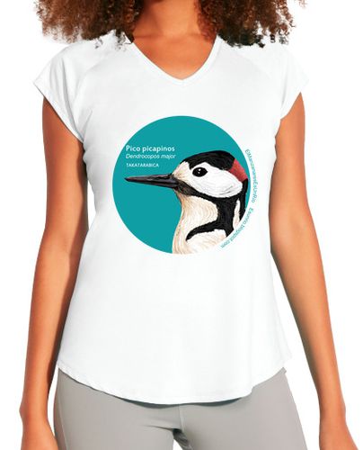 Camiseta deportiva mujer Pico picapinos. Renaturalizado Manzanar - latostadora.com - Modalova