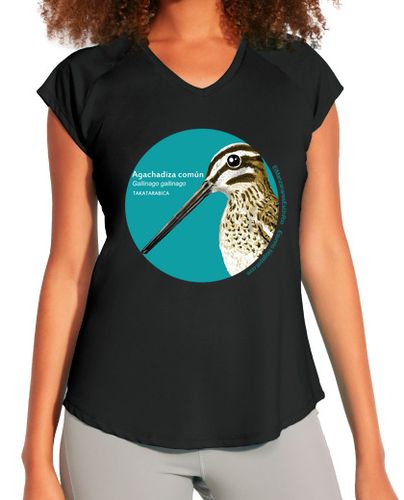 Camiseta deportiva mujer Agachadiza comun Renaturalizado Manzana - latostadora.com - Modalova
