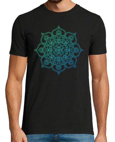 Camiseta Hombre Manga Corta mandala de flores laTostadora - latostadora.com - Modalova