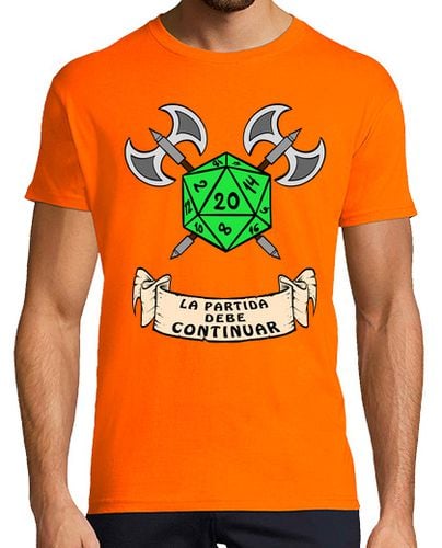 Camiseta La partida debe continuar - verde laTostadora - latostadora.com - Modalova