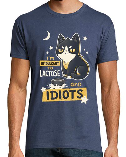Camiseta Intolerante a la Lactosa Gato Camiseta - latostadora.com - Modalova