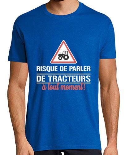 Camiseta arriesgarse a hablar de tractores - latostadora.com - Modalova