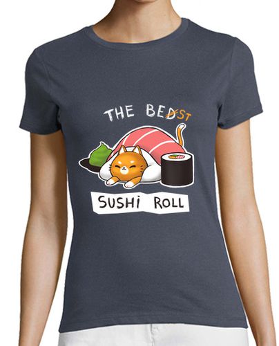 Camiseta mujer Sushi bed - latostadora.com - Modalova