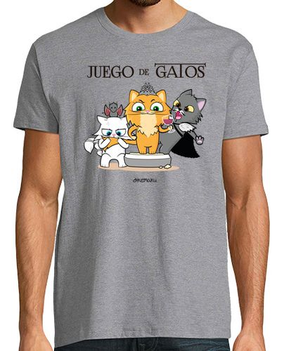 Camiseta Juego de Tronos con Gatos, Negro - latostadora.com - Modalova