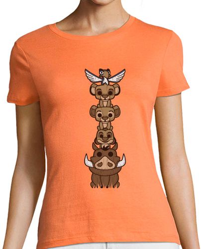 Camiseta mujer Totem of the King - latostadora.com - Modalova