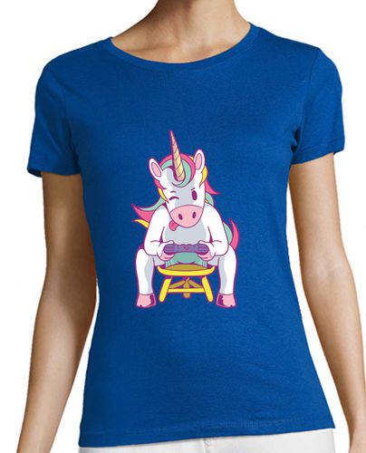 Camiseta mujer Camiseta Unicorn Gamer - latostadora.com - Modalova