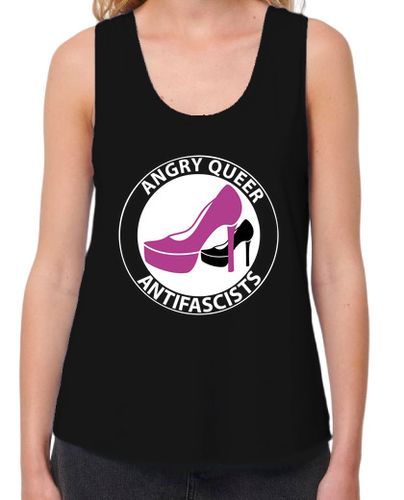 Camiseta Mujer Tirantes Loose Fit camiseta sin mangas - antifascistas queer enojados laTostadora - latostadora.com - Modalova