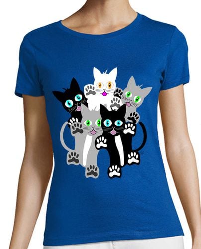 Camiseta Mujer Manga Corta GATOS laTostadora - latostadora.com - Modalova