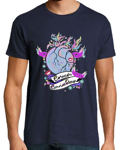 Camiseta Corazón Carnavalero 1 - latostadora.com - Modalova